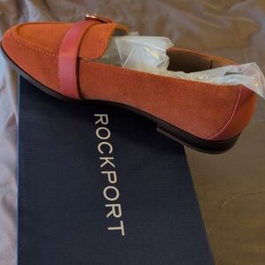 Rockport Women's Suede Loafers - Coral
